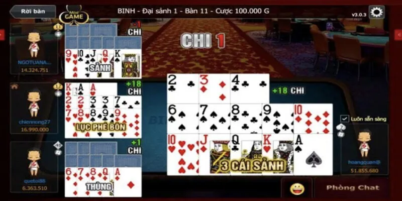 mẹo chơi Mậu Binh