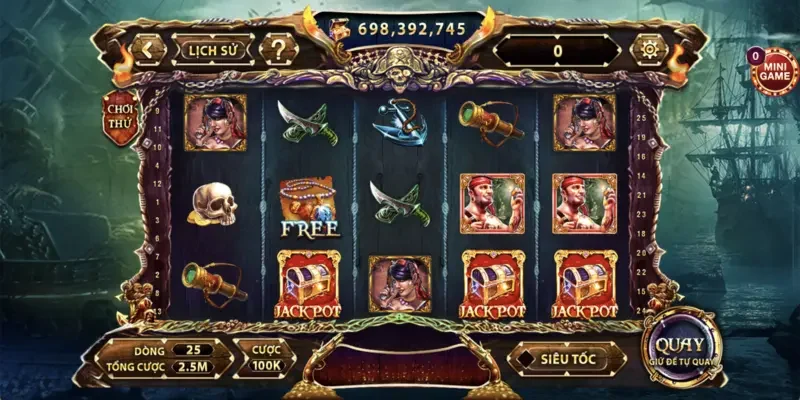 Pirate King là slots game trực tuyến đầy hấp dẫn