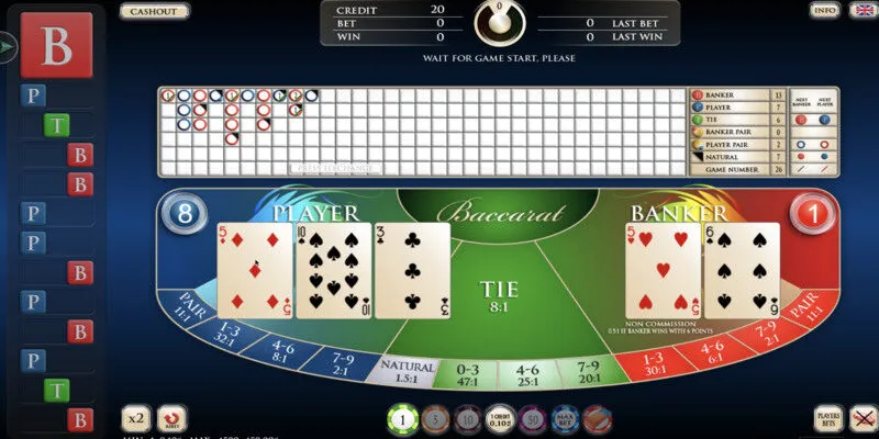 Chi tiết luật chơi game Baccarat